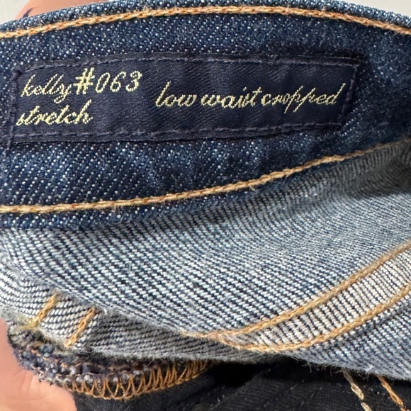 Citizens of Humanity Kelly #063 Low Waist Cropped Denim Blue Jeans Size 30 - Picture 13 of 15